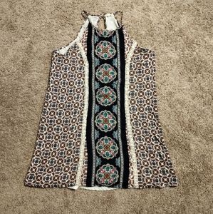 Hint of mint size L print dress